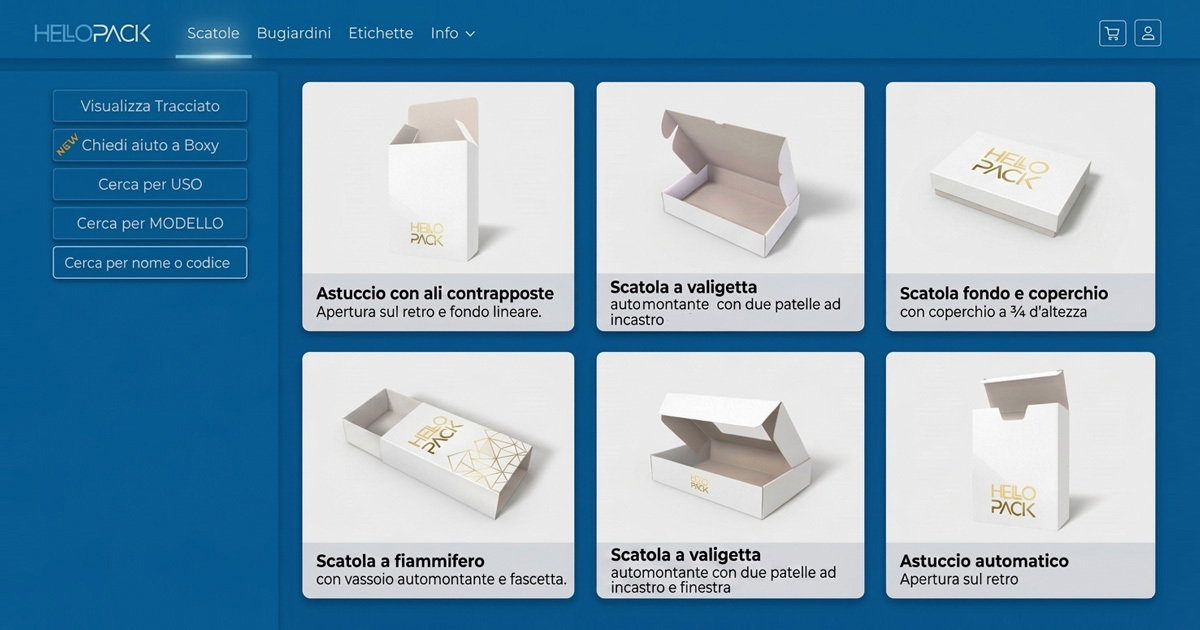 Configuratore Hellopack
